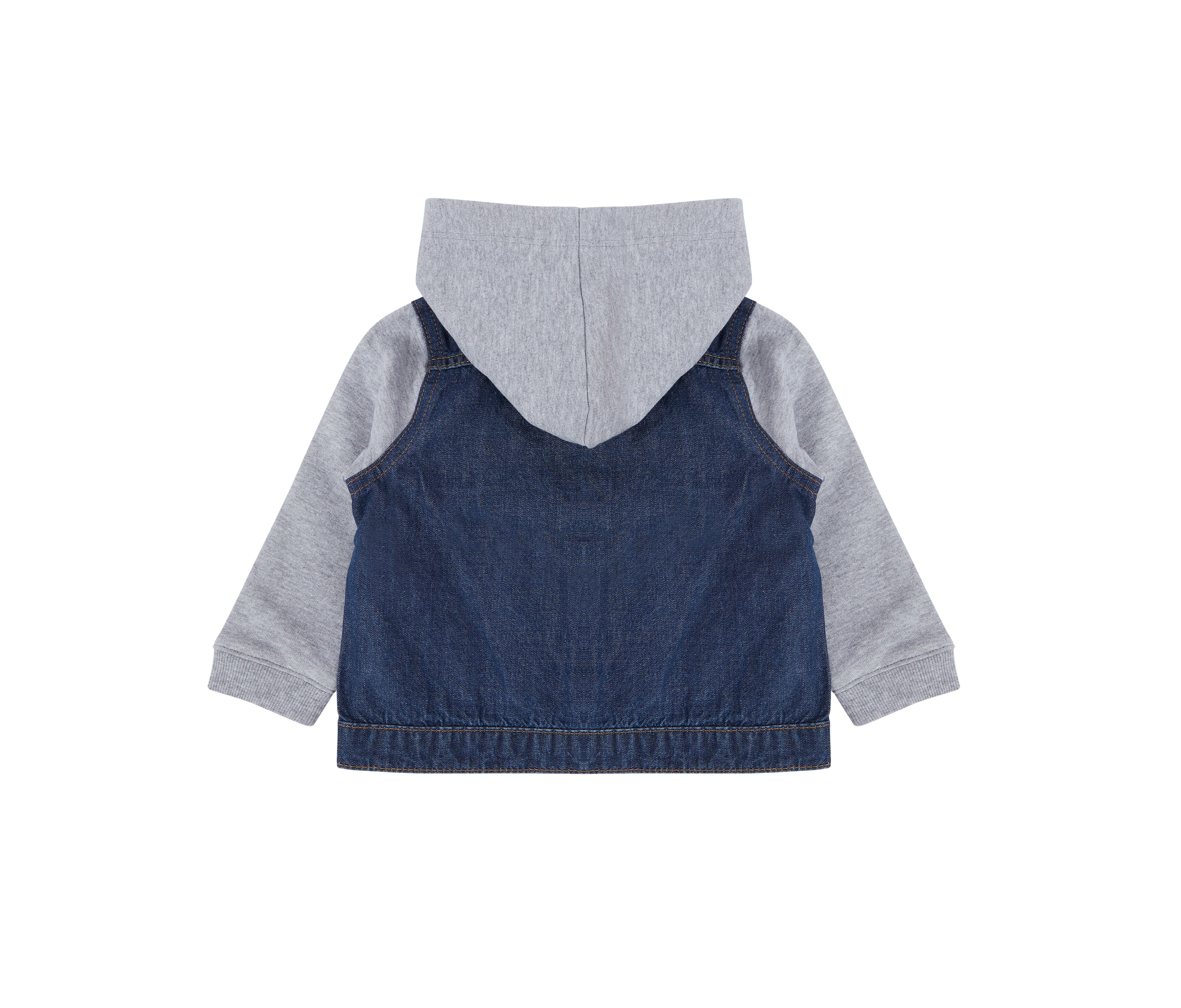 DENIM JACKET WITH HOOD